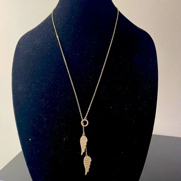 Victoria’s Secret Lariat Angel Wings Adjustable Necklace - Picture 5 of 10